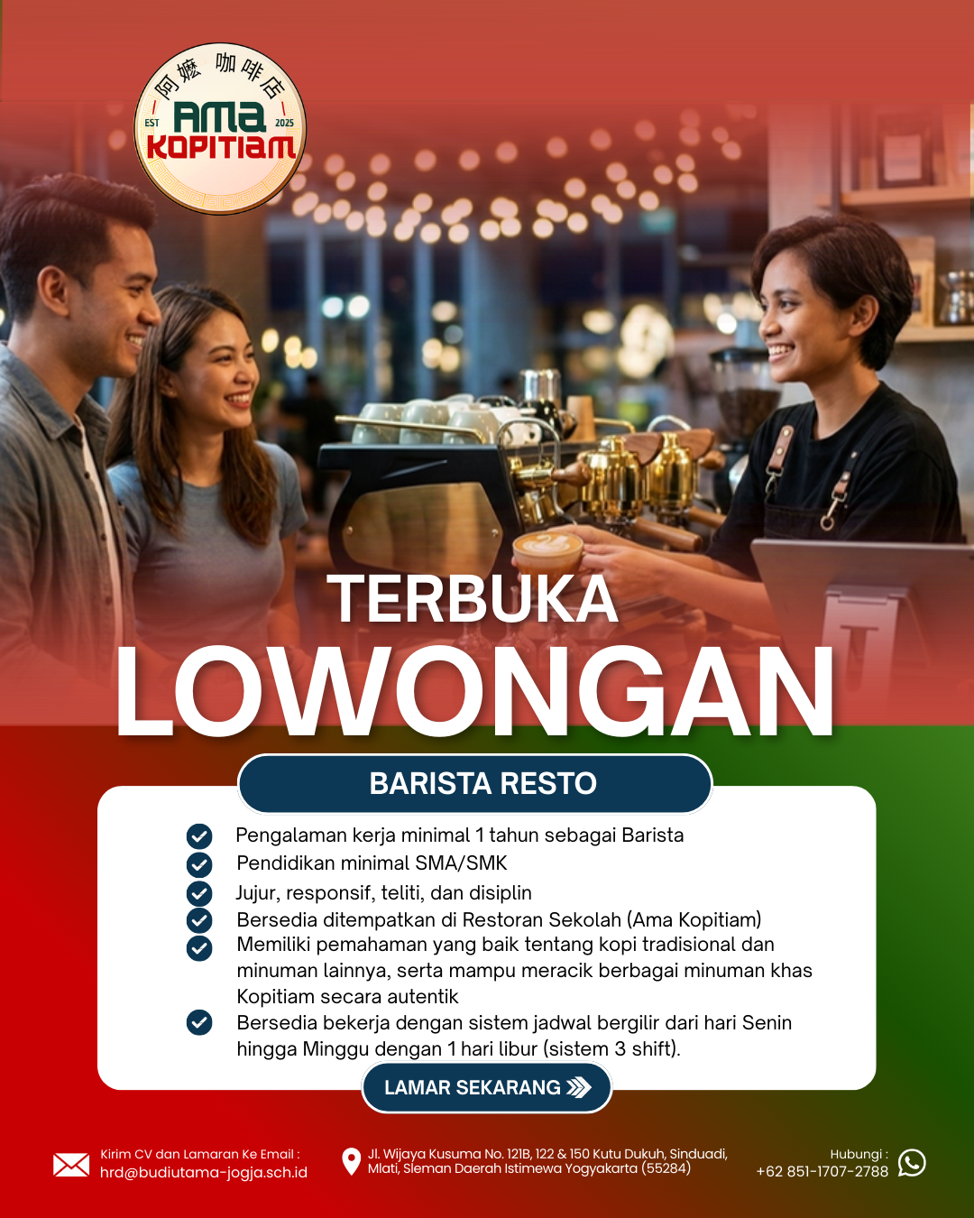 Barista Resto Sekolah